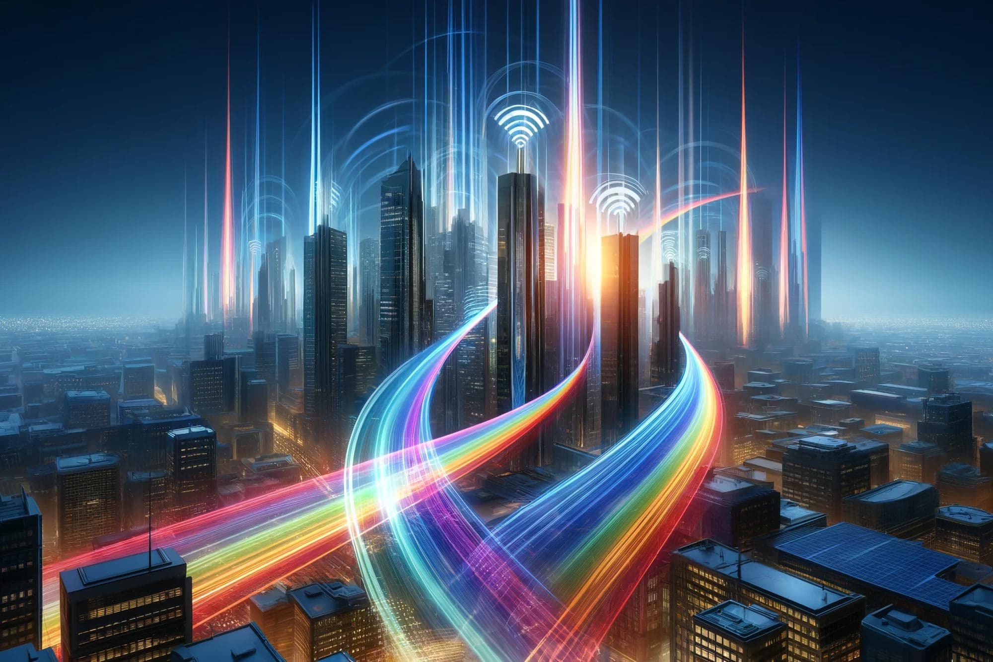 Curved light trails - EZEVs